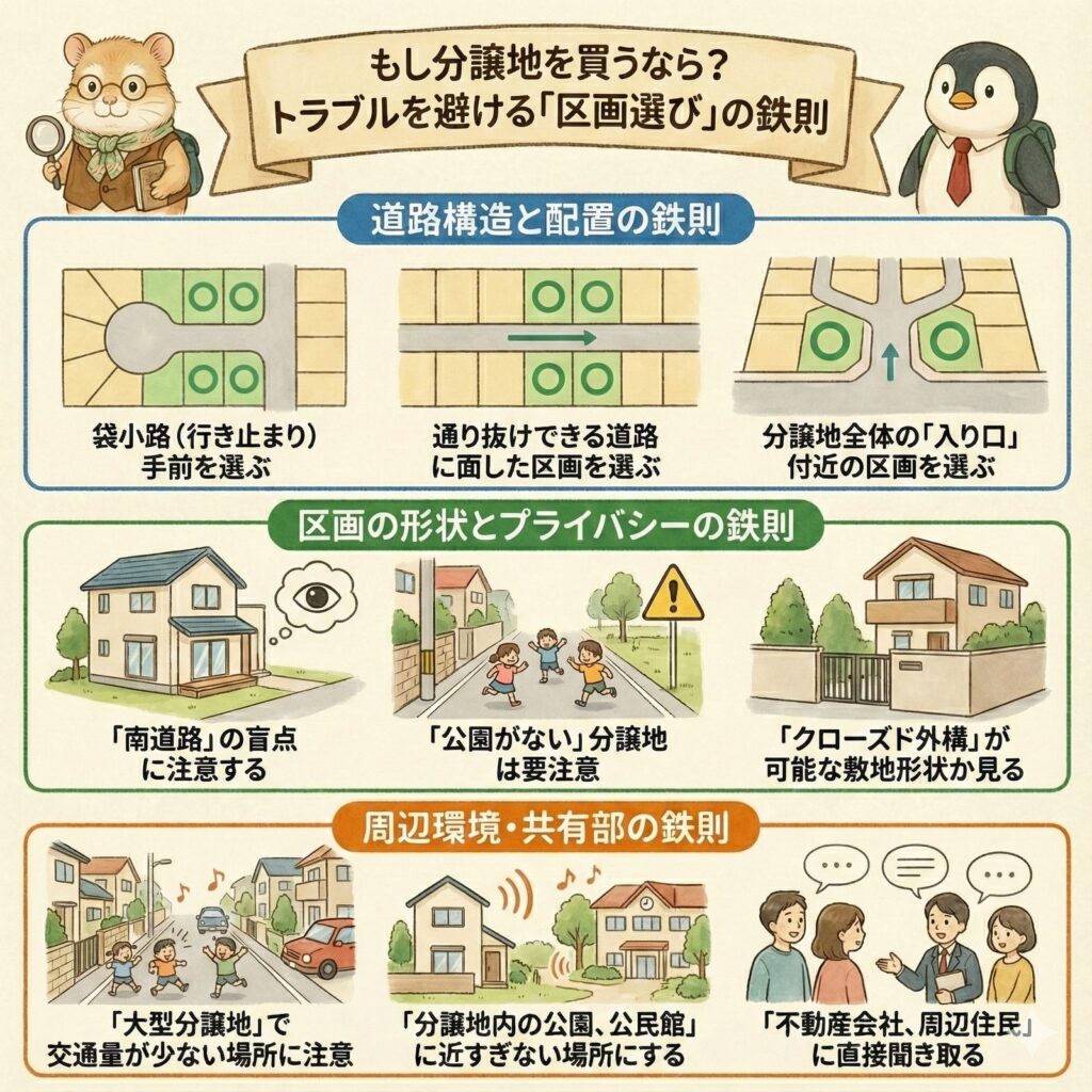 もし分譲地を買うなら？トラブルを避ける「区画選び」の鉄則